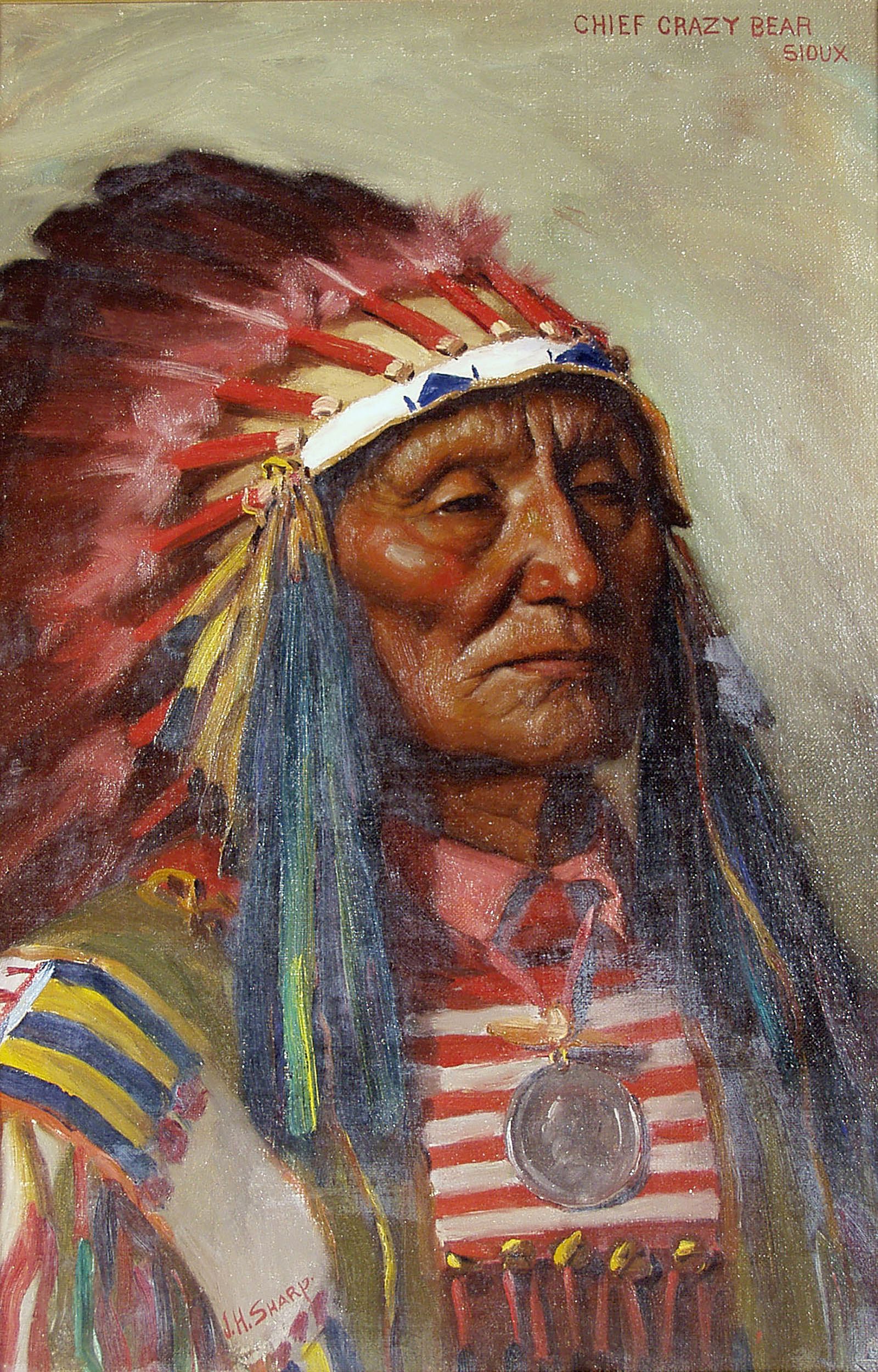 Chief Crazy Bear - Sioux